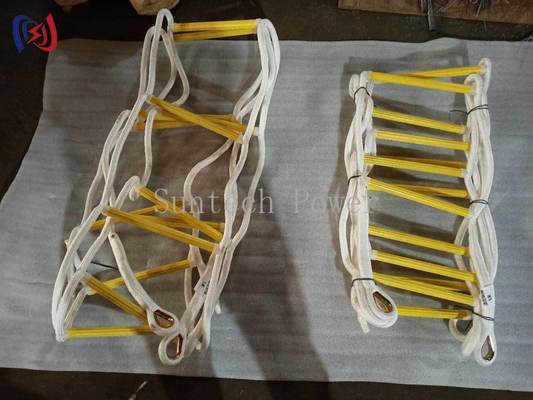 Επαγγελματική μονωμένη σχοινένια σκάλα για εργασίες σε γραμμές υπό τάση Συντήρηση υψηλής τάσης​