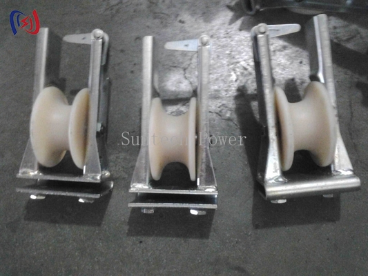 Στροφή προς τον ουρανό Stringing Block 5-20KN Αλουμινίου Nylon Sheave