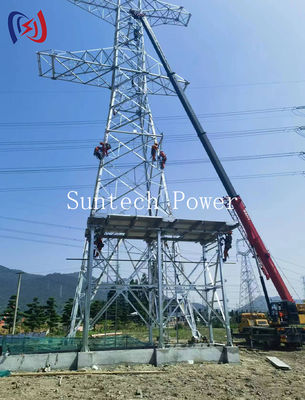 Βάση καλωδίου υψηλής τάσης βαρέως τύπου, κατασκευή από χάλυβα, 1 έτος εγγύηση