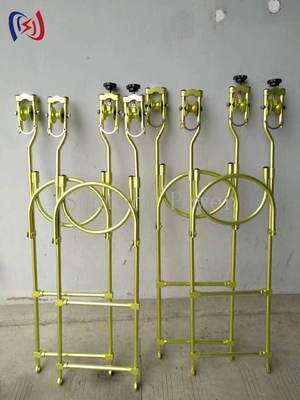 Επαγγελματικά Τρόλεϊ Επιθεώρησης Σκάλας Κρεμαστού Σχοινιού με Μήκος 1-1.8MM και Βάρος 4.5-8KG για 35% Πιο Σταθερή Συντήρηση Γραμμής Μετάδοσης