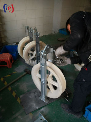 Professional Grade 508 Series Stringing Block with High-Strength Aluminum Alloy for Overhead Conductor Installation