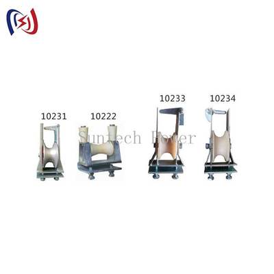 Μπλοκ ανάρτησης αγωγού υψηλής τάσης με τροχαλία νάιλον και προσαρμοσμένη διάσταση τροχαλίας για εφαρμογές εναέριων γραμμών μεταφοράς