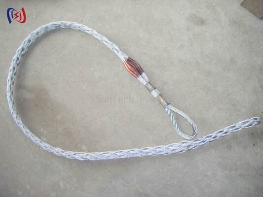 Flexible and High Strength Conductor Mesh Sock Joints with Vibration Resistance for Overhead Power Lines