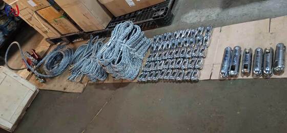 Υψηλής αντοχής εύκαμπτοι δικτυωτοί σύνδεσμοι καλωδίων με κάλτσα με αντίσταση κραδασμών για εφαρμογές καλωδίων τροφοδοσίας