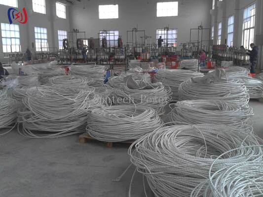Ultra Light Weight Non Conductive Dynema Rope with 296KN Break Force for Heavy Duty Applications