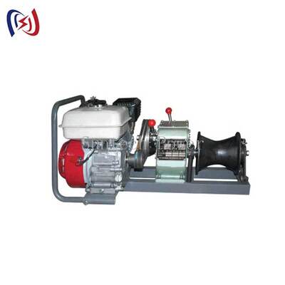 Heavy Duty Powered Winch with 3-8T Tractive Force and 4-11M/Min Traction Speed for Cable Pulling