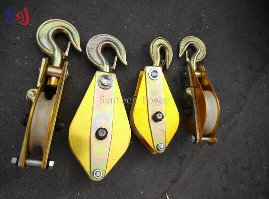 Ελαφρύ υλικό ανύψωσης από κράμα αλουμινίου με φλοιό νάιλον και ονομαστικό φορτίο 10-100KN για ηλεκτρικές εργασίες