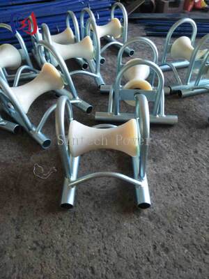 5KN ονομαστικό φορτίο καλώδιο γήπεδο κυλίνδρος με χύτευμα αλουμινίου φορέα για υπόγεια εγκατάσταση