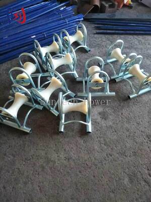 5KN ονομαστικό φορτίο καλώδιο γήπεδο κυλίνδρος με χύτευμα αλουμινίου φορέα για υπόγεια εγκατάσταση