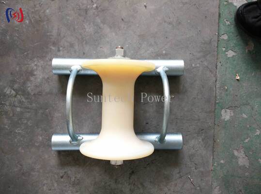 5KN ονομαστικό φορτίο καλώδιο γήπεδο κυλίνδρος με χύτευμα αλουμινίου φορέα για υπόγεια εγκατάσταση