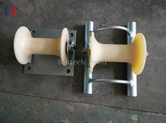 5KN ονομαστικό φορτίο καλώδιο γήπεδο κυλίνδρος με χύτευμα αλουμινίου φορέα για υπόγεια εγκατάσταση