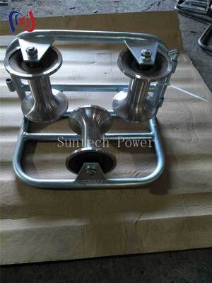 Επαγγελματικό γωνιακό γήπεδο κυλίνδρου τρι-σκουπίδας για 90 μοίρες προστασία από κάμψη με 10KN ονομαστικό φορτίο και ανθεκτικό στη διάβρωση σχεδιασμό