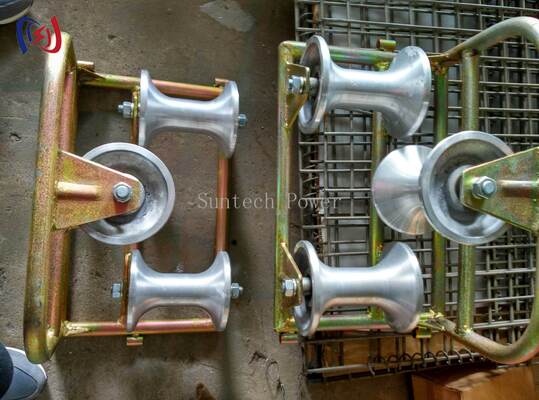 Επαγγελματικό γωνιακό γήπεδο κυλίνδρου τρι-σκουπίδας για 90 μοίρες προστασία από κάμψη με 10KN ονομαστικό φορτίο και ανθεκτικό στη διάβρωση σχεδιασμό