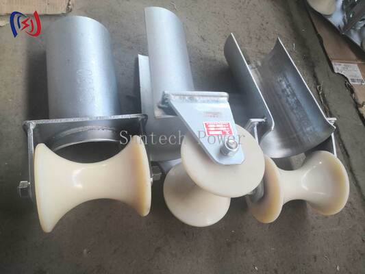 Ρολάρι προστασίας εισόδου καλωδίου σειράς D με διάμετρο σωλήνα 80-200 mm για ανθεκτική στη διάβρωση και χαμηλής τριβής σύρση καλωδίου