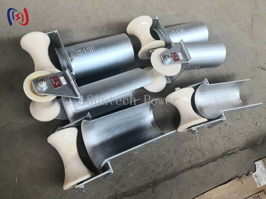 Ρολάρι προστασίας εισόδου καλωδίου σειράς D με διάμετρο σωλήνα 80-200 mm για ανθεκτική στη διάβρωση και χαμηλής τριβής σύρση καλωδίου