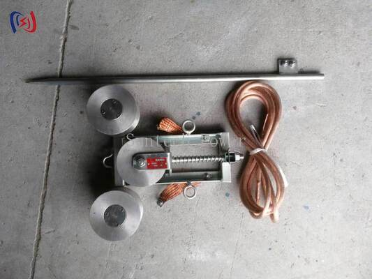 Επαγγελματικό μπλοκ γείωσης με μέγιστο ρεύμα 100A με διάμετρο κάτω 50 mm και υλικό χύτευσης από χάλυβα για ασφαλή ηλεκτρική γείωση