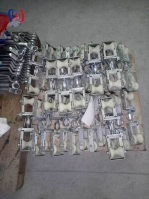 Επαγγελματικό μπλοκ διπλής βύθας με ονομαστικό φορτίο 2KN για μηχανικό πλεονέκτημα και αντοχή στη διάβρωση