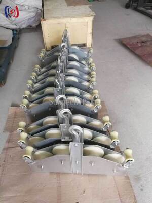 Βαρύ φορτίο τεσσάρων σχισμάτων συνδυασμένου μπλοκ με ονομαστικό φορτίο 10KN, ακτίνα κάμψης R570 και βάρος 23,5KG για υψηλό μηχανικό πλεονέκτημα ανύψωσης