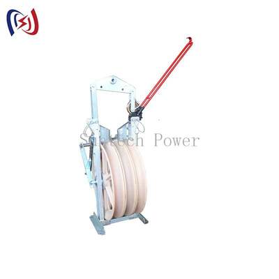 Επαγγελματικό μπλοκ ράβδου ελικοπτέρου με φ508×75 μάζα και 1-5 μάζες για την εγκατάσταση εναέριου αγωγού