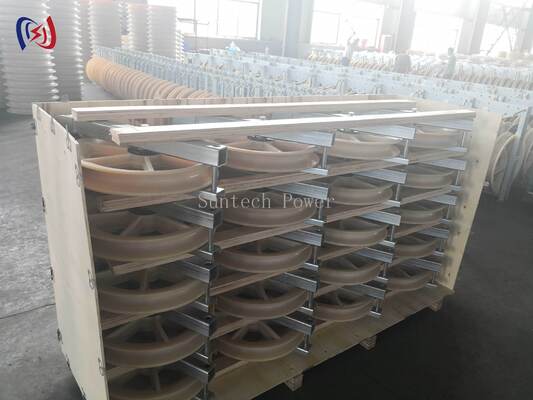 Επαγγελματικό μπλοκ ράβδου ελικοπτέρου με φ508×75 μάζα και 1-5 μάζες για την εγκατάσταση εναέριου αγωγού