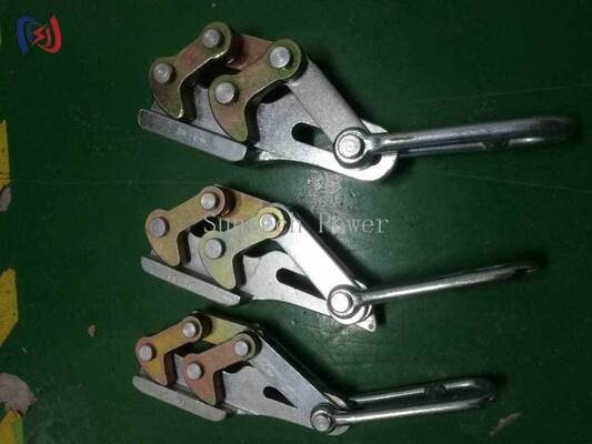 Επαγγελματική Δύο Cam Earth Wire Gripper με 10-30KN ονομαστικό φορτίο για 11-15mm καλώδια και ανθεκτικό στη διάβρωση Come Along Clamp