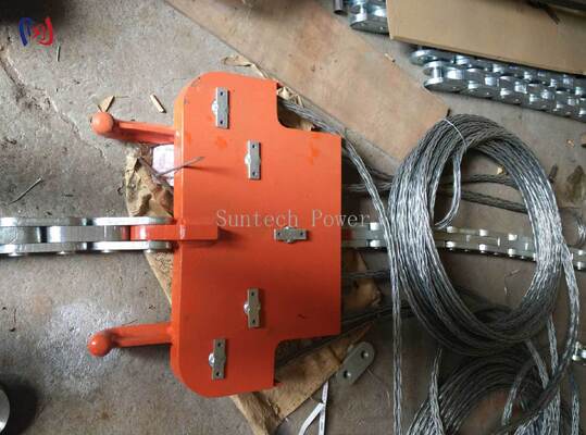 Επαγγελματική κεφαλίδα για τέσσερις αγωγούς δέσμης με ονομαστικό φορτίο 130-320KN για ακριβή τετραγωνική γεωμετρία και ανώτερη αποσβεστική