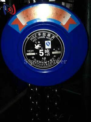 Επαγγελματική χειροκίνητη ανελκυστήρας αλυσίδας για την ανύψωση βαρέων υλικών στην ηλεκτρική κατασκευή με ονομαστικό φορτίο 5-200KN