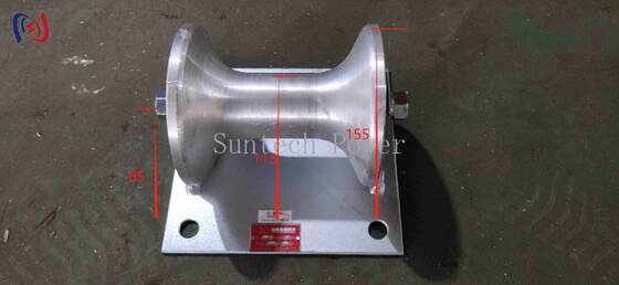 Επαγγελματικός Γερανός Γείωσης Καλωδίων με Ονομαστική Φορτίο 5KN και Τροχαλία από Χυτό Αλουμίνιο για Εγκατάσταση Υπόγειων Καλωδίων 150-160mm