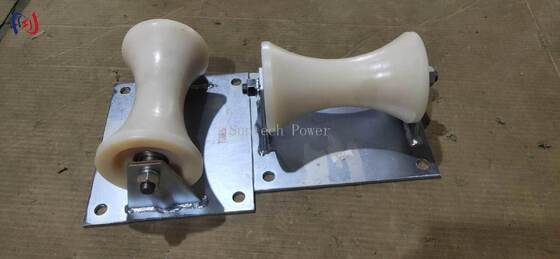 Επαγγελματικός Γερανός Γείωσης Καλωδίων με Ονομαστική Φορτίο 5KN και Τροχαλία από Χυτό Αλουμίνιο για Εγκατάσταση Υπόγειων Καλωδίων 150-160mm