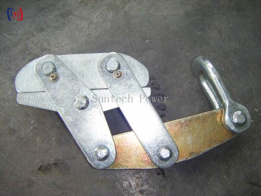 Αντι-στροφή ατσάλινο σχοινί Gripper Come Along Clamp 50-200KN για 11-30mm μετάδοσης γραμμή Stringing
