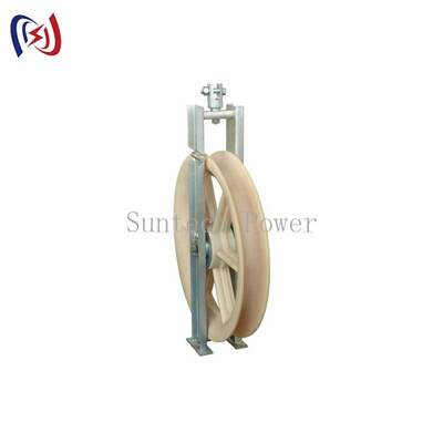 20-50KN OPGW Stringing Block με 660x110mm Nylon Sheave και Straight Through Design για εγκατάσταση καλωδίου οπτικών ινών