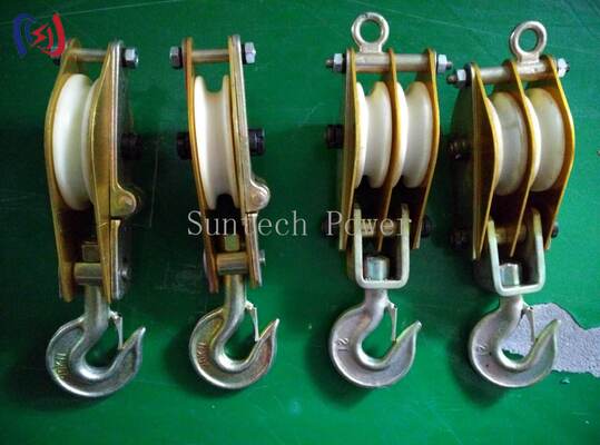 10-100KN Αλουμινίου κράμα ανυψώσεων Tackle με MC Nylon Sheave για ελαφρύ ανύψωση