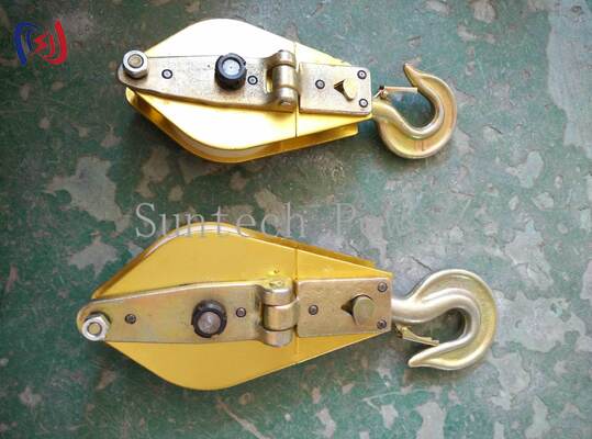 10-100KN Αλουμινίου κράμα ανυψώσεων Tackle με MC Nylon Sheave για ελαφρύ ανύψωση