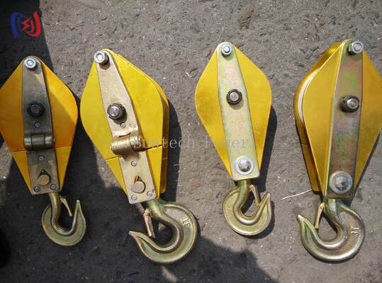 10-100KN Αλουμινίου κράμα ανυψώσεων Tackle με MC Nylon Sheave για ελαφρύ ανύψωση