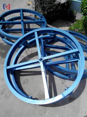 Κάθετη Βάση Τροχαλίας Καλωδίων 10-70KN 500-1500mm Βάση Τυμπάνου Αγωγού Εξοικονόμησης Χώρου