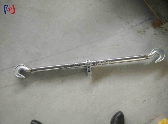 Δύο γάντζο χάλυβα turnbuckle 5-100KN Διοδηγός Stringing εργαλεία γαλβανισμένα