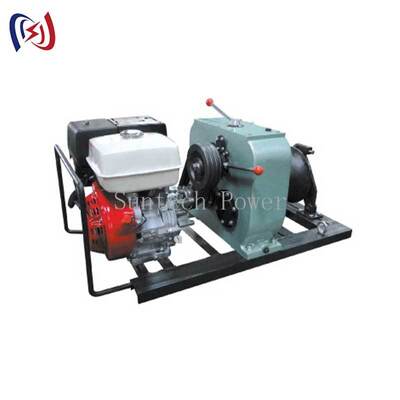 8Τ έλξη 13HP κινητήρα ντίζελ ζώνη κίνηση ισχύς κουμπί κουμπί για την ανύψωση βαρέων φορτίων