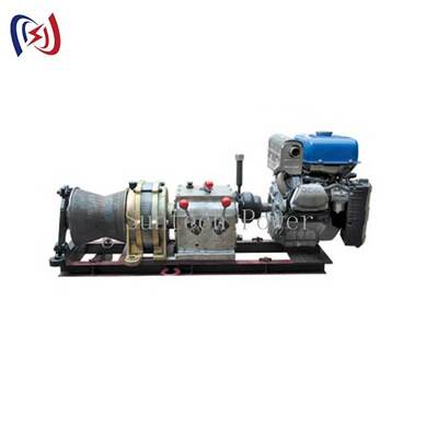 5T έλξη 9HP Βενζινοκινητήρα Άξονας κίνησης Δύναμη κουμπί κουμπί κουμπί για την ανύψωση βαρέων φορτίων