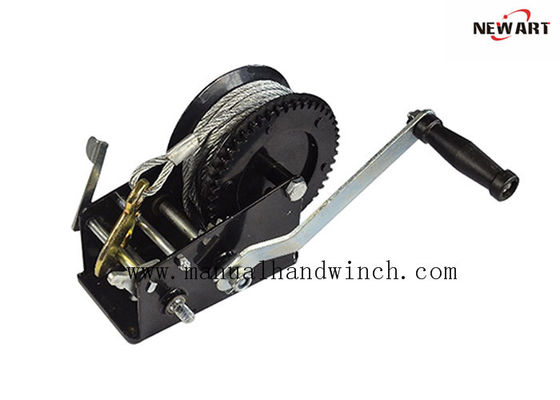 Μαύρο χειρωνακτικό Handcrank δύναμης βαρούλκο βαρκών 2500lbs
