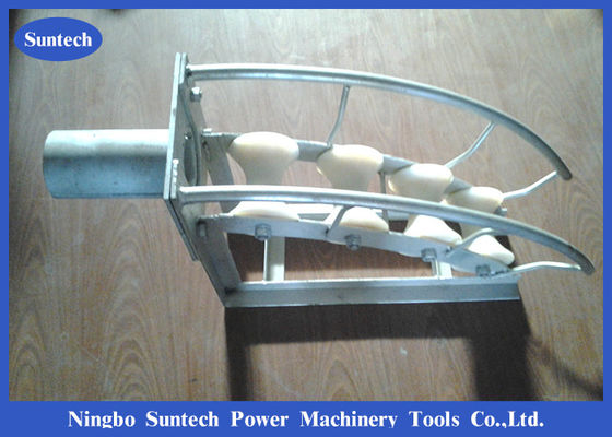 Νάυλον Sheaves 150mm τροχαλία τρεις κυλίνδρων καλωδίων SHL150C κύλινδρος οδηγών καλωδίων κυλίνδρων