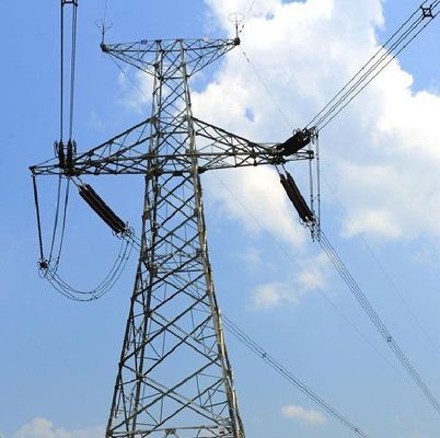 Ηλεκτρικός πύργος JIS H8641 γραμμών μετάδοσης χάλυβα γωνίας υψηλής έντασης