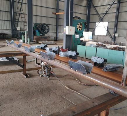 Ηλεκτρικός πύργος JIS H8641 γραμμών μετάδοσης χάλυβα γωνίας υψηλής έντασης