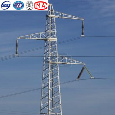 10 - πύργος χάλυβα γωνίας 500kv HDG για τη γραμμή μετάδοσης