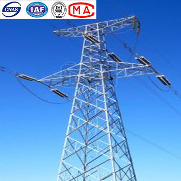 10 - πύργος χάλυβα γωνίας 500kv HDG για τη γραμμή μετάδοσης