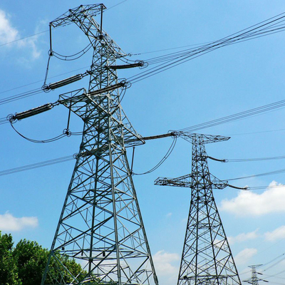 ASTM123 γαλβανισμένος πύργος γραμμών μετάδοσης χάλυβα Q235 Q345