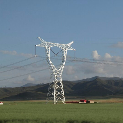Galvanization 132kv καυτής εμβύθισης πύργος γραμμών μετάδοσης δύναμης