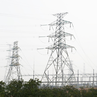 4 με πόδια γαλβανισμένος 330kv πύργος μετάδοσης δικτυωτού πλέγματος χάλυβα αγγέλου