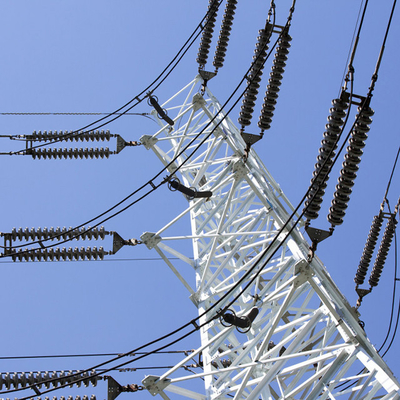 Ηλεκτρικός Pylon πύργος χάλυβα δικτυωτού πλέγματος χάλυβα ανοχής Q355 Q255 ισχυρού ανέμου