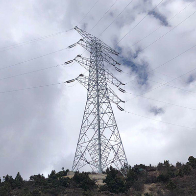 110kV 132kV γωνιακός χάλυβα πύργος γραμμών δικτυωτού πλέγματος υπερυψωμένος