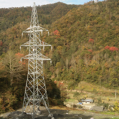 Πύργοι γραμμών μετάδοσης χάλυβα 33KV δικτυωτού πλέγματος HDG
